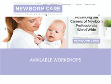 Tablet Screenshot of newborncaretraining.com